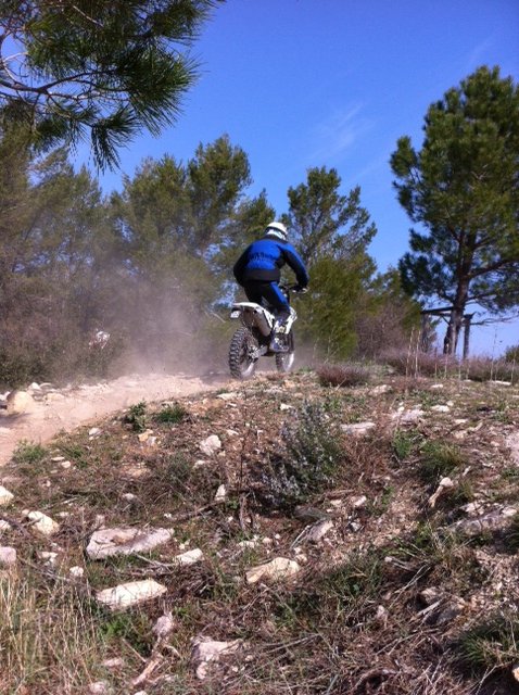 Montee enduro