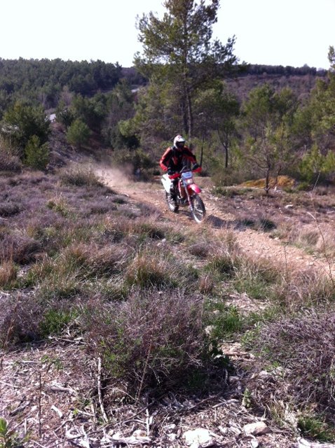 Chemin enduro