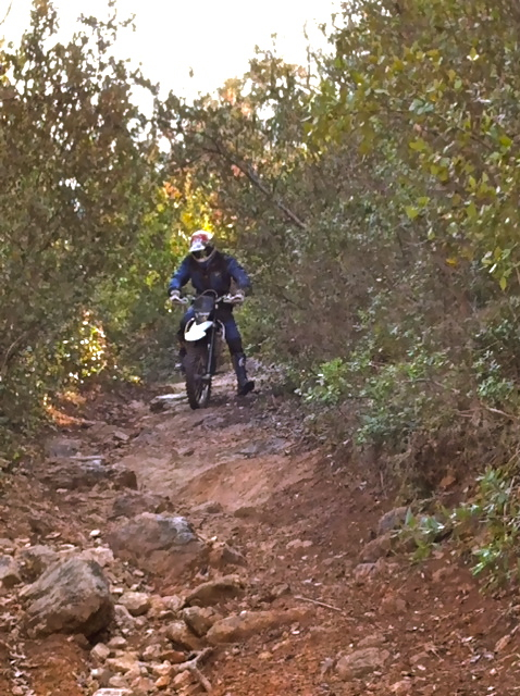 Descente enduro Fabrice