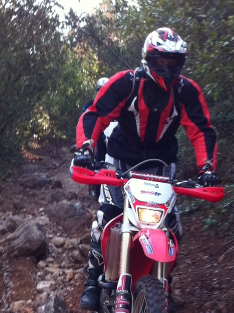 Gros plan enduro